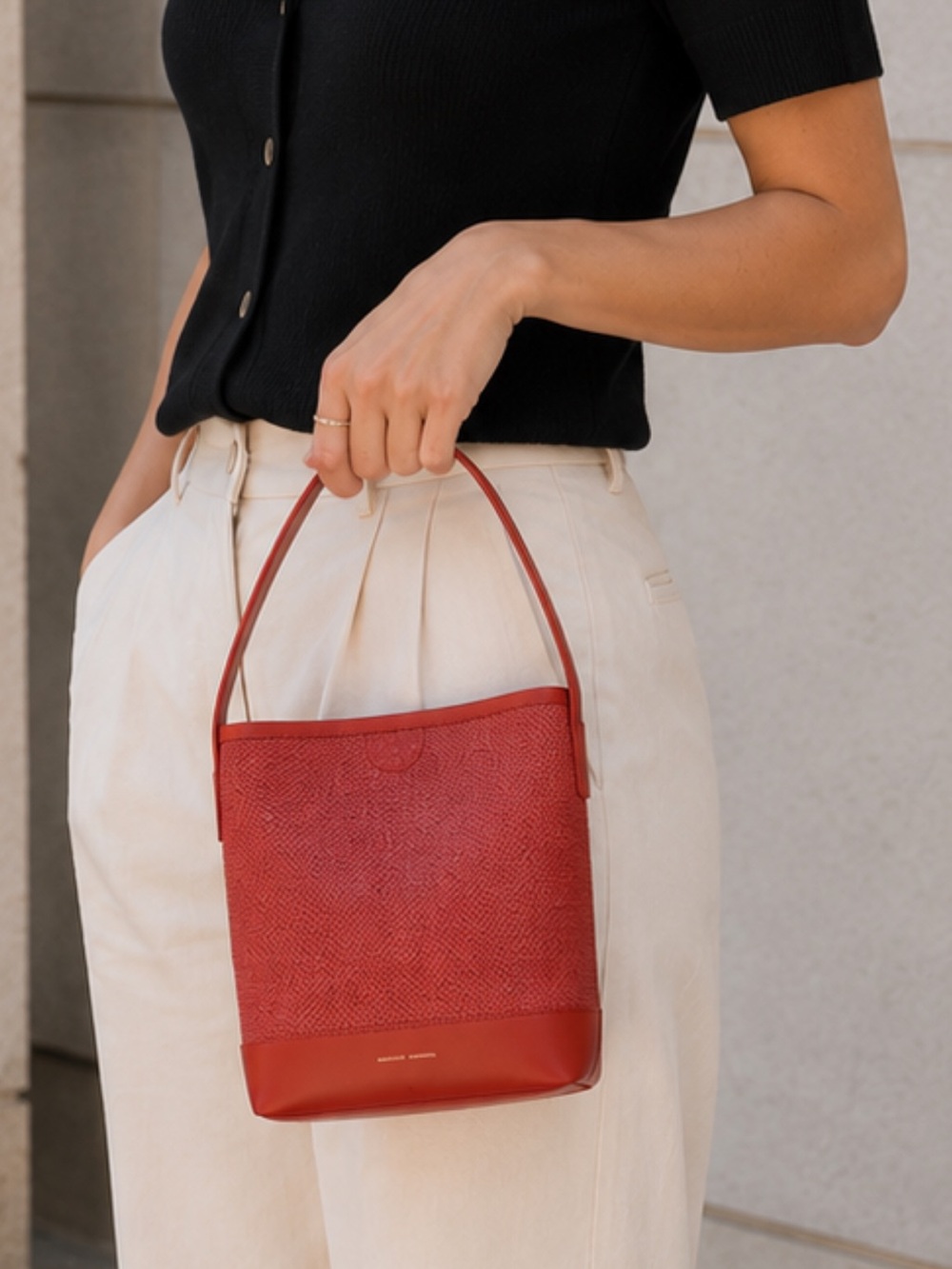 Mini Cabas Raffia